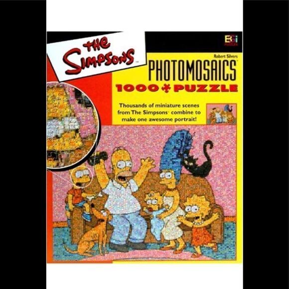 Simpsons Photomosaic Family Jigsaw Puzzle 1026pc - Picture 1 of 3